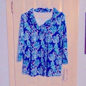 Lulu-B stay cool blouse! Size M New with Tags!